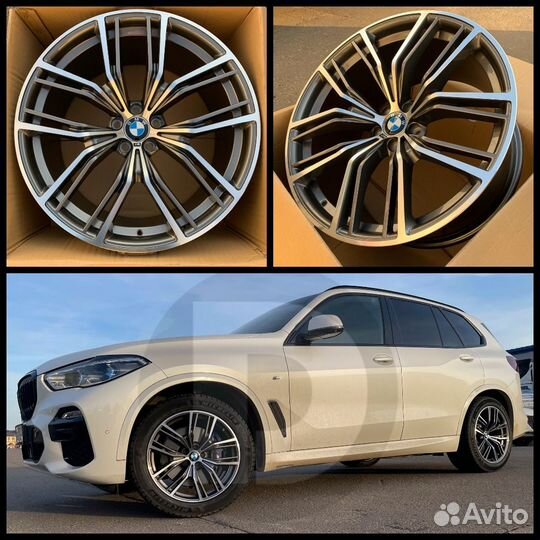 Новые диски R21 701 стиль на BMW X7 G07