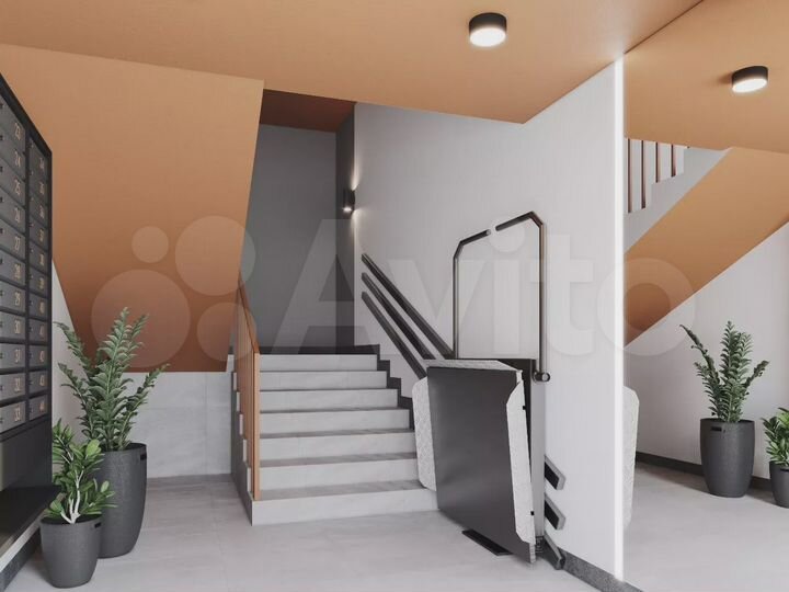 2-к. квартира, 53,6 м², 4/4 эт.