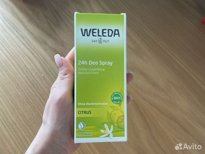 Новый Weleda дезодорант Цитрус 100мл
