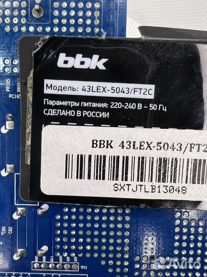 Main BBK 43LEX-5043/FT2C CV338H-U42