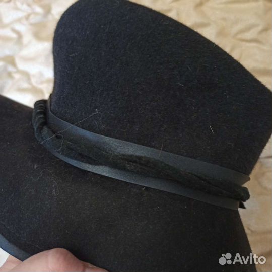 Шляпа женская с ушками фетровая