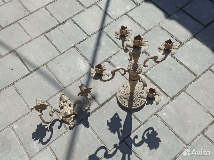 Подсвечник бронза