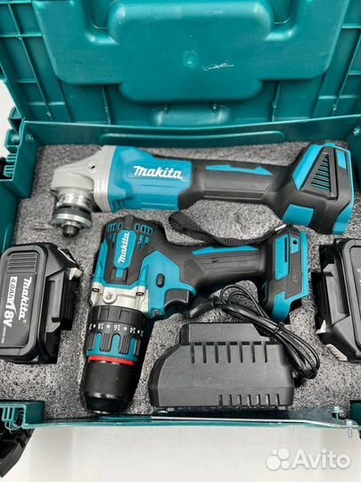 Makita 2 в 1 (Гайковерт и ушм болгарка) 18 V