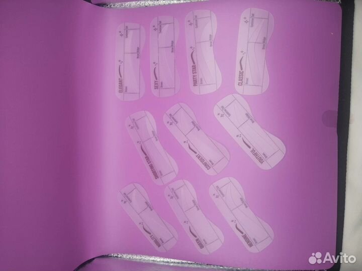 Трафареты для бровей