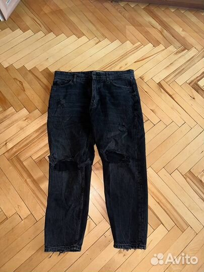 Джинсы рваные