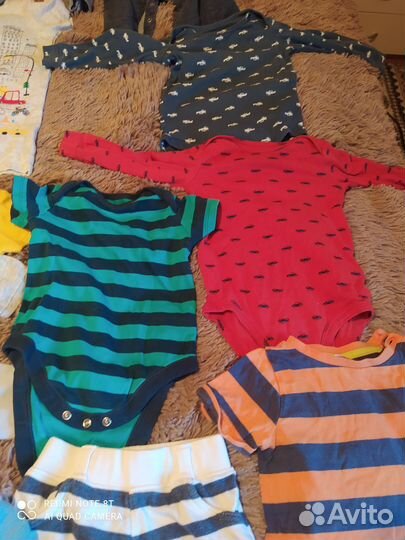 Вещи пакетом на мальчика от 6 до 9 месяцев