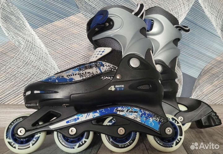 Роликовые коньки детские раздвижные