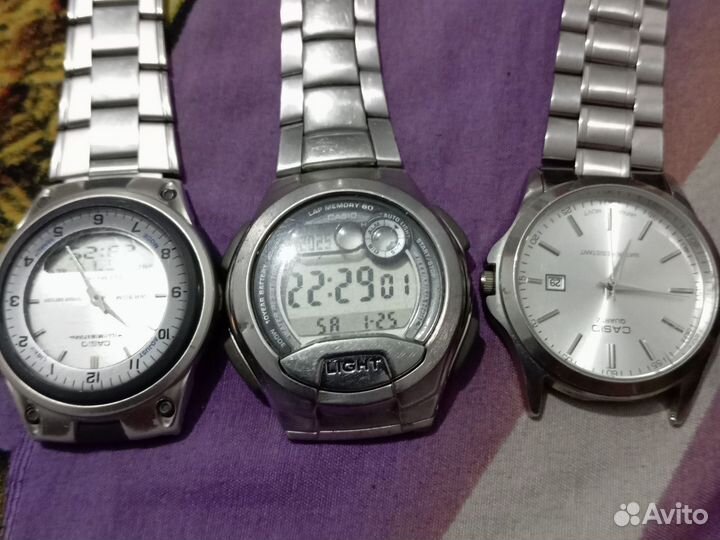 Наручные часы casio 3 шт