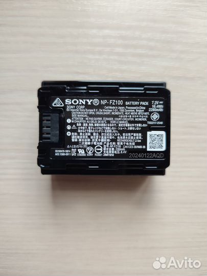 2 шт. Sony np-FZ100 + Sony BC-QZ1 Новый комплект