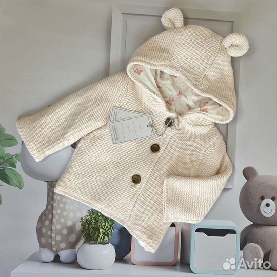 Кардиган кофта на девочку 56 mothercare