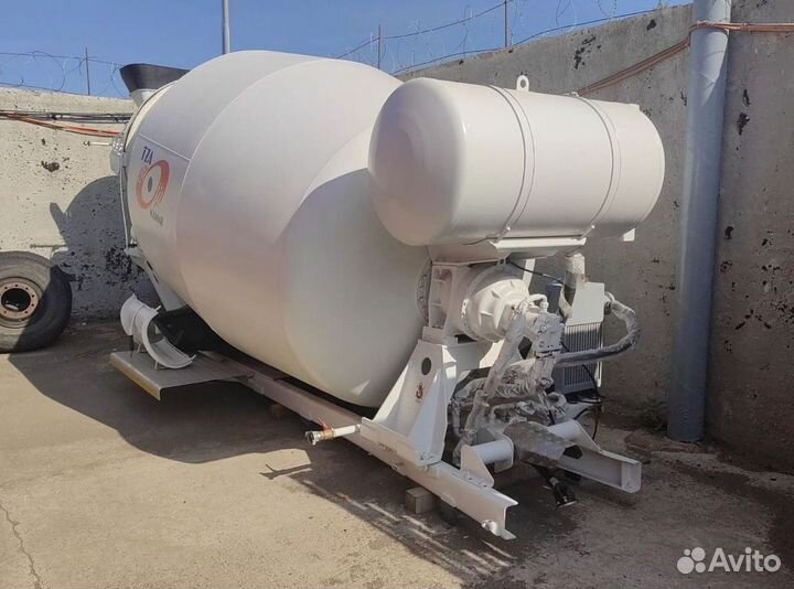 Установка автобетоносмесителя тза