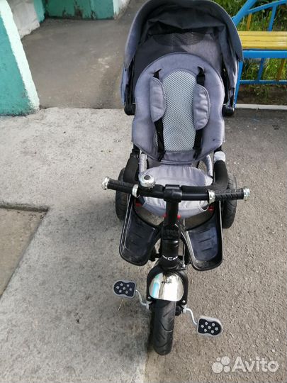 Детский трехколесный велосипед коляска