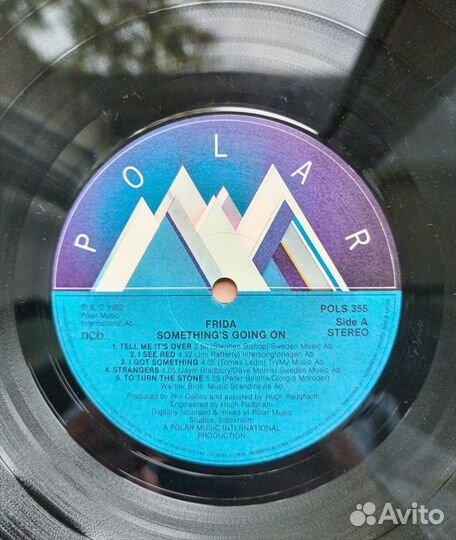 LP Frida – Something's Going On /Polar Sweden 1982