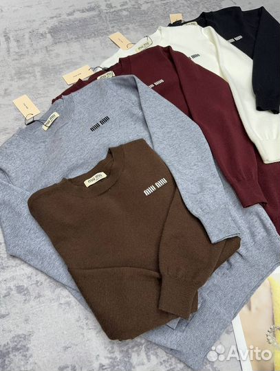 Стильная кофта miu miu 5 цв