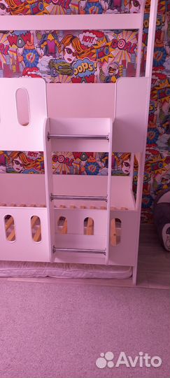 Детская кровать, друхярусная