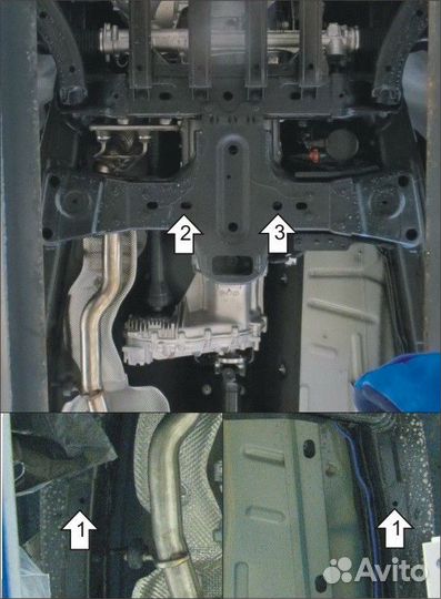 Защита раздаточной коробки Мотодор