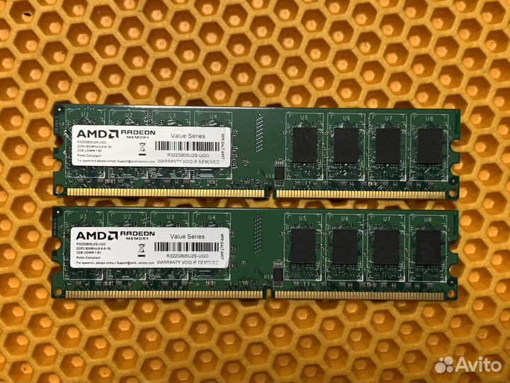Оперативная память 2GB DDR2 800MHz Micron