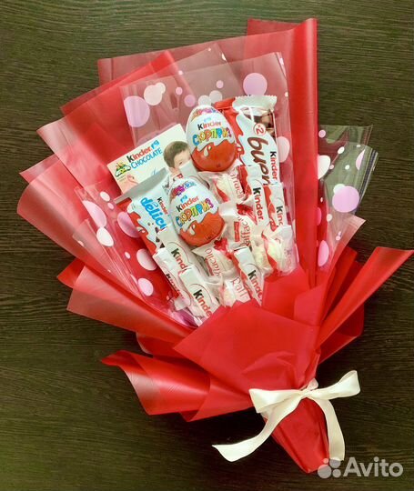 Сладкие букеты из шоколада и конфет