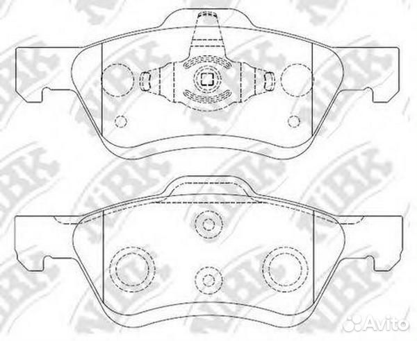 Колодки NiBK PN0071 - nibk