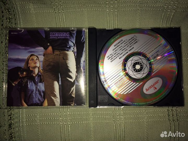 CD scorpions - Animal Magnetism. USA. PDO. Гладкий