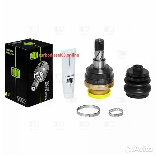 ШРУС внутр. для а/м Daewoo Nexia (95) /Chevrolet Lacetti (04) MT перед лев GO051241 trialli