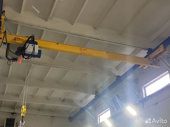 Кран мостовой подвесной до 16 тонн новый