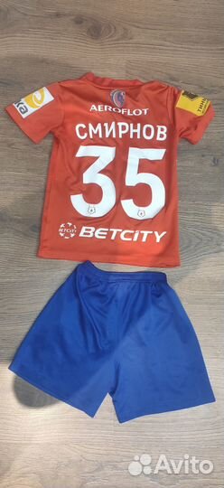 Футбольная форма цска для мальчика 7-9 лет