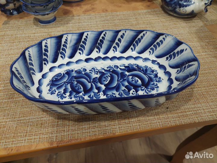 Набор посуды гжель