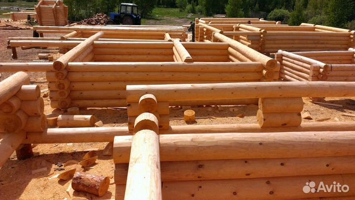 Срубы домов и бань