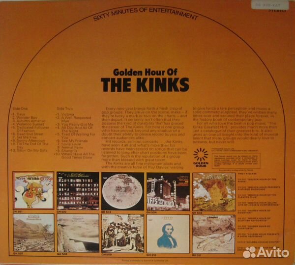 LP The Kinks – Golden Hour Of The Kinks