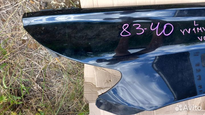 Volvo S40 2004-2012 идеальное крыло левое черное
