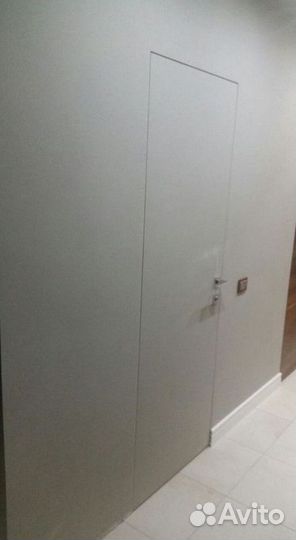Скрытые двери под отделку