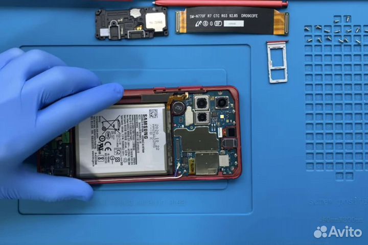 Стекло с заменой на Samsung galaxy Note 10 Lite