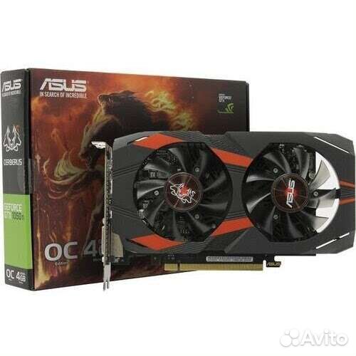 Видеокарта asus gtx 1050 ti cerberus 4gb