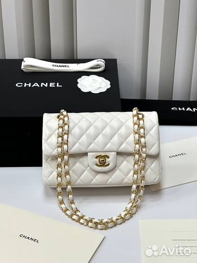 Сумка женская chanel белая