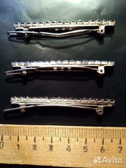 Заколки с камнями СССР винтаж