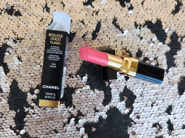 Chanel rouge coco flash увлажняющий блеск 118