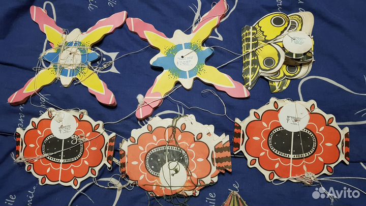 Елочные игрушки СССР гирлянды