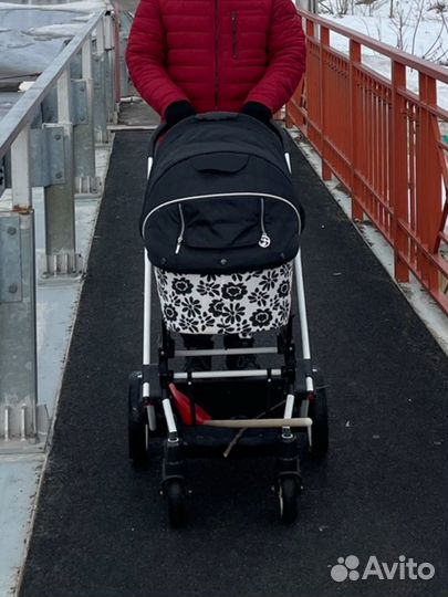 Коляска 2 в 1 hartan vip xl черная