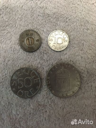 Монеты Швеции