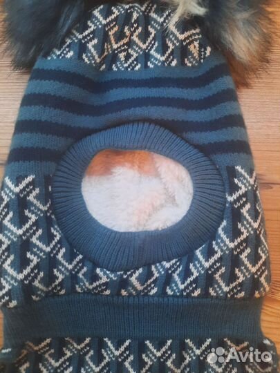 Шапка шлем зимний