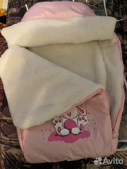 Конверт на выписку для девочки зима