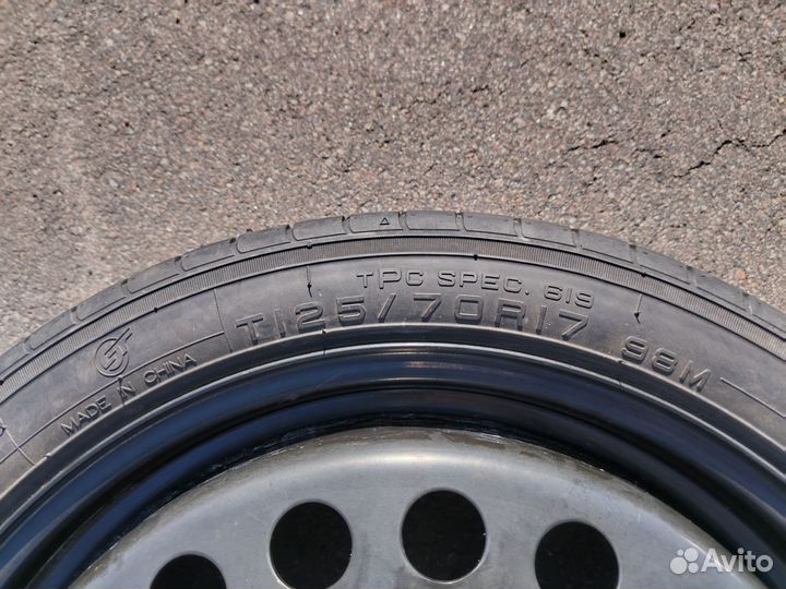 Докатка 125/70/R17 Opel Insignia B