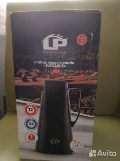 Термос чайник 1,6 литра новый