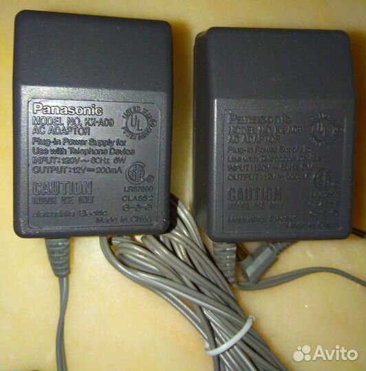 Адаптеры 12В-200 мА, Panasonic