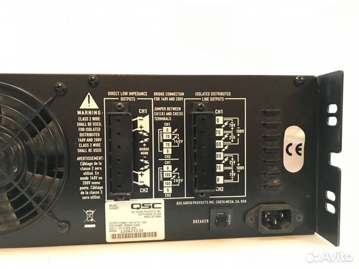 Усилители мощности QSC ISA 500Ti