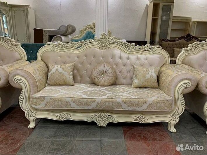 Мягкая тройка с креслами 3-ка «Корона»