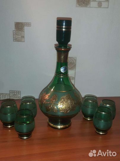 Графин и стопки Bohemia