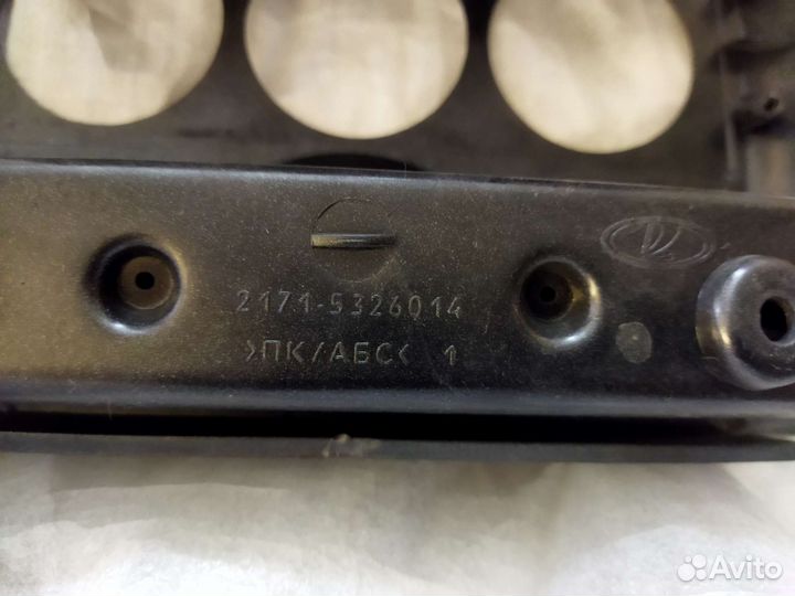 Консоль Приора завод серая (рамка )