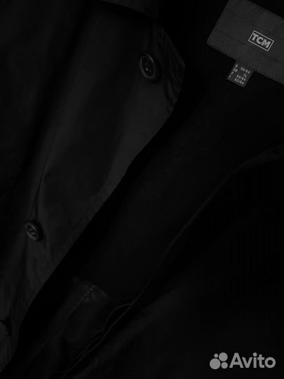 Мужская ветровка куртка XL чёрная плащ тренч TCM